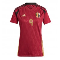 Maglia Calcio Belgio Leandro Trossard #9 Prima Divisa Donna Europei 2024 Manica Corta